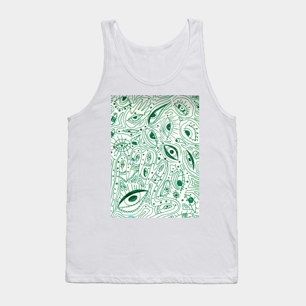 Green eyes Tank Top by 2SUNS